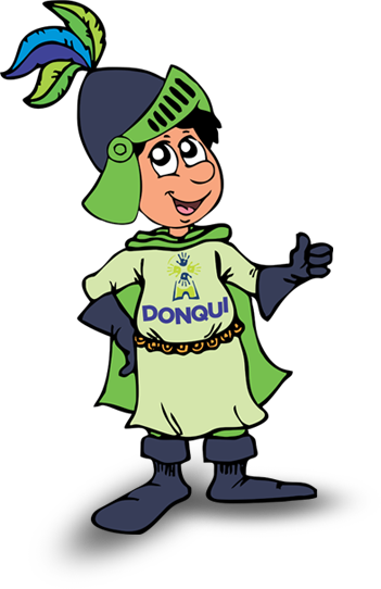 Mascote Dom Quixote